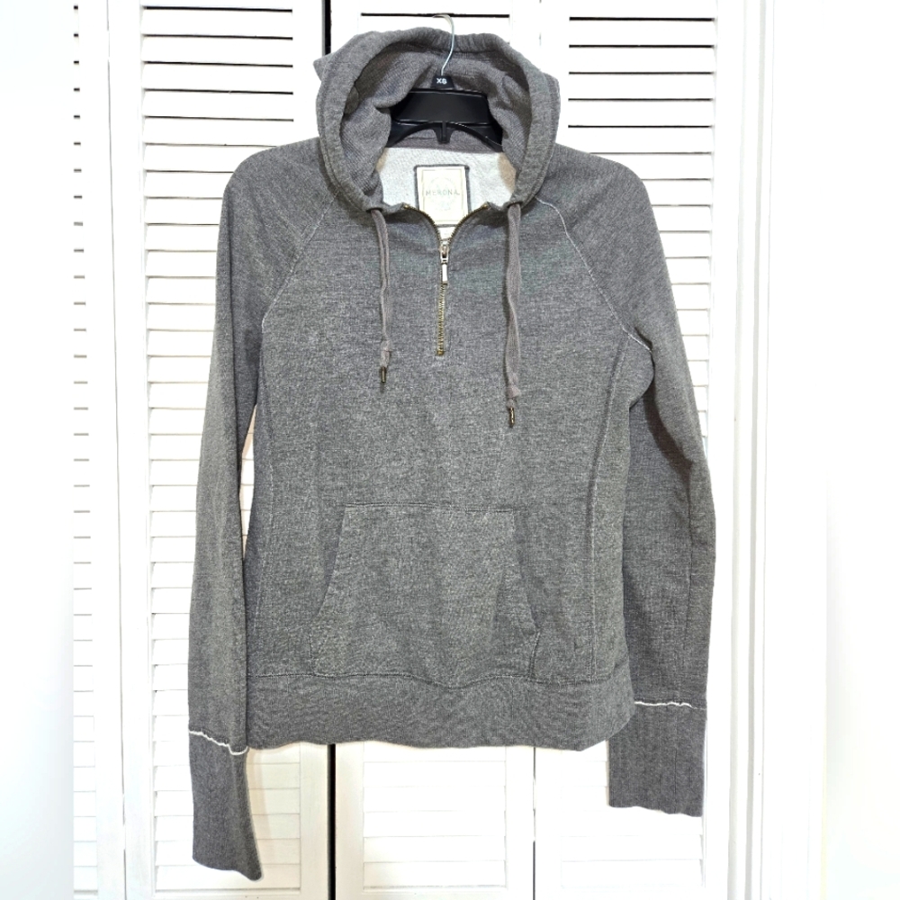 Merona Women's L Quarter Zip Pullover Hoodie